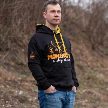 Mikbaits Rybářská Mikina Fans team černá - XXXL