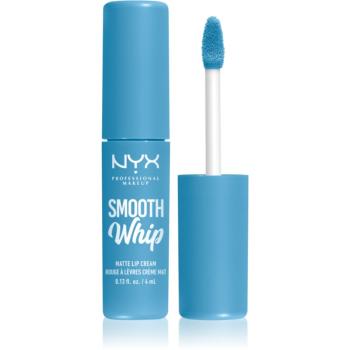 NYX Professional Makeup Smooth Whip Matte Lip Cream sametová rtěnka s vyhlazujícím efektem odstín 21 Blankie 4 ml