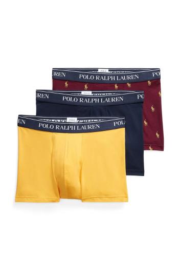 Boxerky Polo Ralph Lauren 3-pack pánské, šedá barva, 714830299