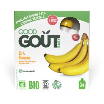 Good Gout BIO Banán 4m+ kapsička 4x85 g