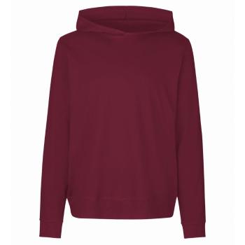 Neutral Lehká mikina s kapucí z organické Fairtrade bavlny - Bordeaux | XXXL