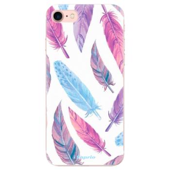 Odolné silikonové pouzdro iSaprio - Feather Pattern 10 - iPhone 7