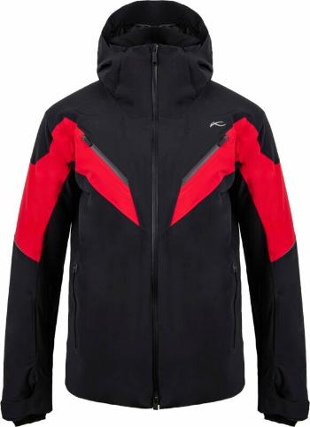 Kjus Mens Force Jacket Black/Carmine 50 Lyžařská bunda