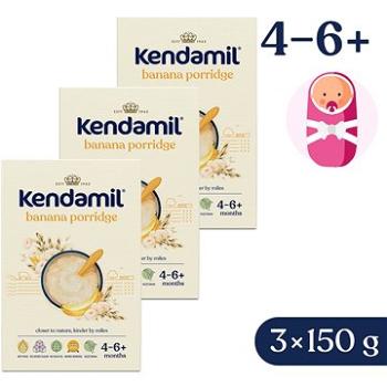 Kendamil mléčná kaše s banánem (3× 150 g) (8594200262990)