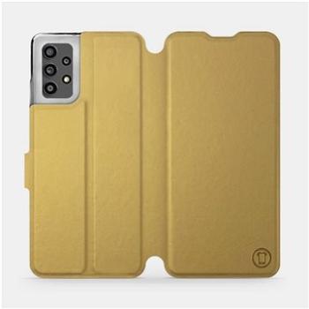 Flip pouzdro na mobil Samsung Galaxy A32 LTE v provedení  Gold&Gray s šedým vnitřkem (5903516718498)