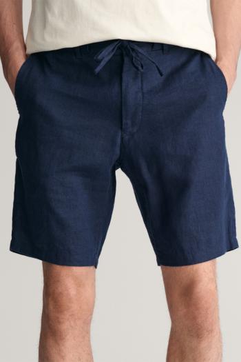 ŠORTKY GANT RELAXED LINEN DS SHORTS MARINE