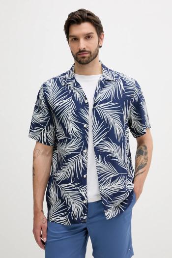 Košeľa Tommy Hilfiger tmavomodrá farba, regular, MW0MW39447