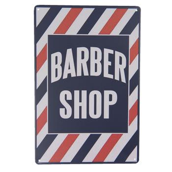 Nástěnná kovová cedule Barber Shop - 20*30 cm 6Y4103