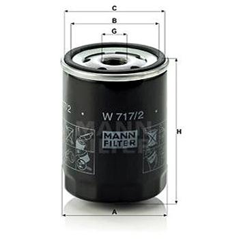 MANN-FILTER W717/2 (W717/2)