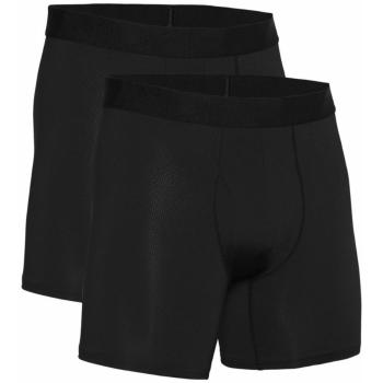 Pánské boxerky Under Armour Tech Mesh 6in 2ks  Black  S