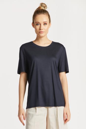 TRIČKO GANT REL DRAPED SS T-SHIRT EVENING BLUE