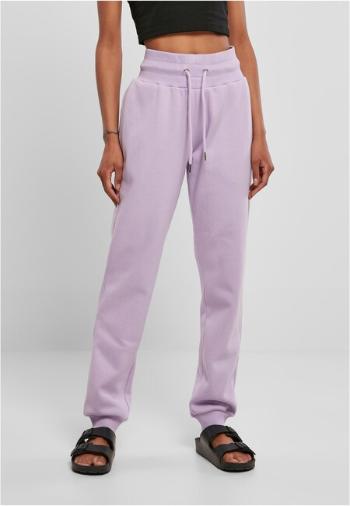 Urban Classics Ladies Organic High Waist Sweat Pants lilac - S