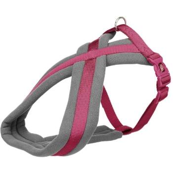 TRIXIE PREMIUM HARNESS M-L Postroj, vínová, velikost