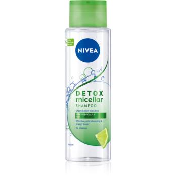 Nivea Pure Detox Micellar detoxikační micelární šampon se zeleným čajem 400 ml