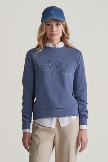 MIKINA GANT REG TONAL SHIELD C-NECK SWEAT DUSTY NAVY