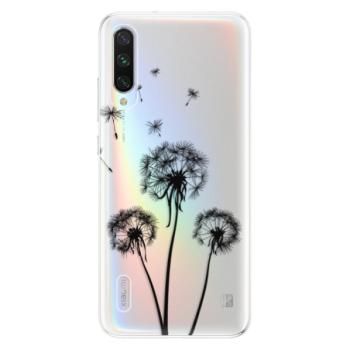 Odolné silikonové pouzdro iSaprio - Three Dandelions - black - Xiaomi Mi A3