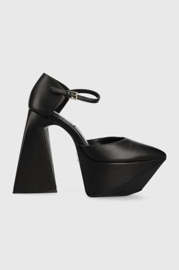 Lodičky Steve Madden Secretz černá barva, na podpatku, SM11002600