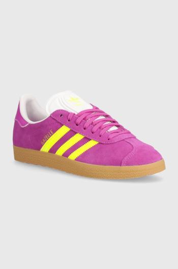 Sneakers boty adidas Originals Gazelle fialová barva, JI1373