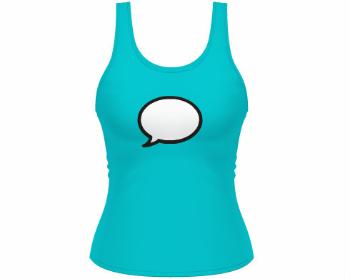 Dámské tílko Tank Top Talk - bublina