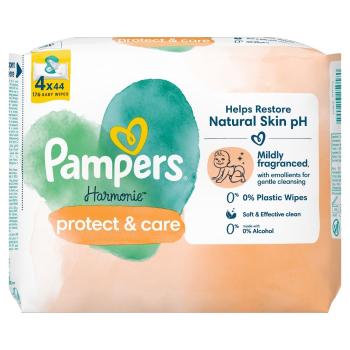 Pampers Harmonie Protect &amp; Care nedves Törlőkendő 176db