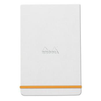 Zápisník Rhodia s pevnými deskami 9x14cm – White