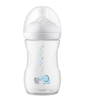 Philips Avent Kojenecká láhev SCY673/81 Natural Response s ventilem AirFree 260 ml Neutral Elephant