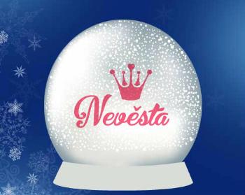Sněhové těžítko Nevěsta