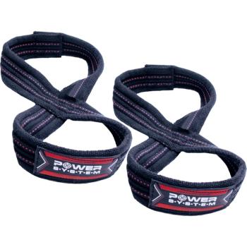 Power System Figure 8 Straps apărătoare pentru încheietură, fitness culoare Red L/XL 2 buc