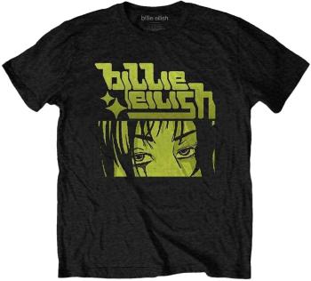 Billie Eilish Tričko Anime Logo Unisex Black L