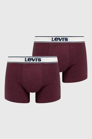 Boxerky Levi's pánské, hnědá barva, 37149.0401-red