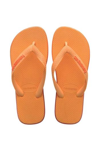 Žabky Havaianas TOP CAPSULE II dámské, oranžová barva, na plochém podpatku, 4149381.0027