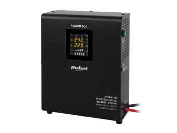 Zdroj záložní REBEL POWER-500 12V 230V 500VA 300W Black nástěnný
