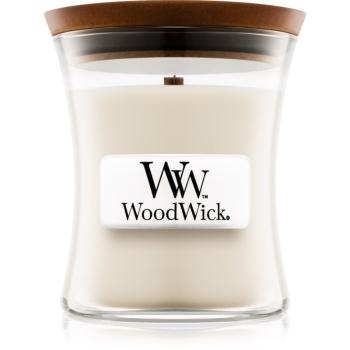 Woodwick Island Coconut vonná svíčka s dřevěným knotem 85 g