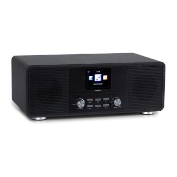 OneConcept Streamo CD, radio prin internet, 2 x 10 W, WLAN, DAB +, FM, CD player, BT, negru