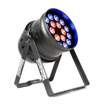 Beamz BPP210, LED PAR reflektor, 64 18x 12W 4-v-1 LED diod, včetně dálkového ovládání