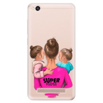 Odolné silikonové pouzdro iSaprio - Super Mama - Two Girls - Xiaomi Redmi 4A