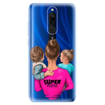 Odolné silikonové pouzdro iSaprio - Super Mama - Boy and Girl - Xiaomi Redmi 8