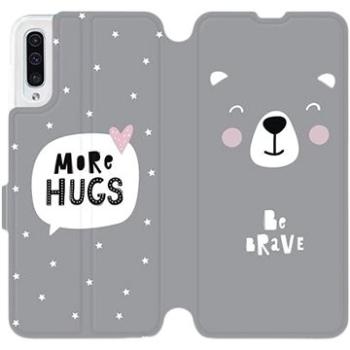 Flipové pouzdro na mobil Samsung Galaxy A50 - MH06P Be brave - more hugs (5903226861293)