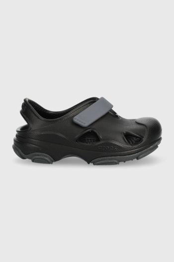 Dětské sandály Crocs ALL TERRAIN FISHERMAN SANDAL černá barva