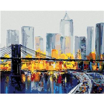 Diamondi - Diamantové malování - RUŠNÝ NEW YORK, 40x50 cm, Vypnuté plátno na rám (603905B)