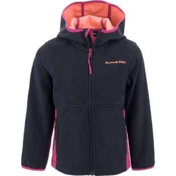 ALPINE PRO OLSO Lány dzseki, sötétkék, méret 104-110
