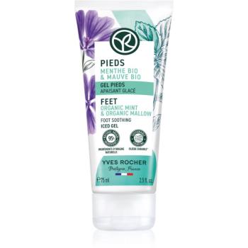 Yves Rocher Pieds hűsítő gél lábakra Organic Mint & 75 ml