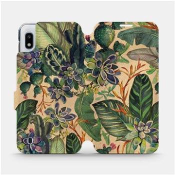 Flip pouzdro na mobil Samsung Galaxy A10 - VP05S Sukulenty (5903516773848)