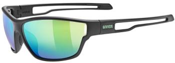 UVEX Sportstyle 806 Black Matt/Mirror Green Športové okuliare