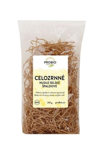 PROBIO Nudle špaldové celozrnné selské BIO 250 g