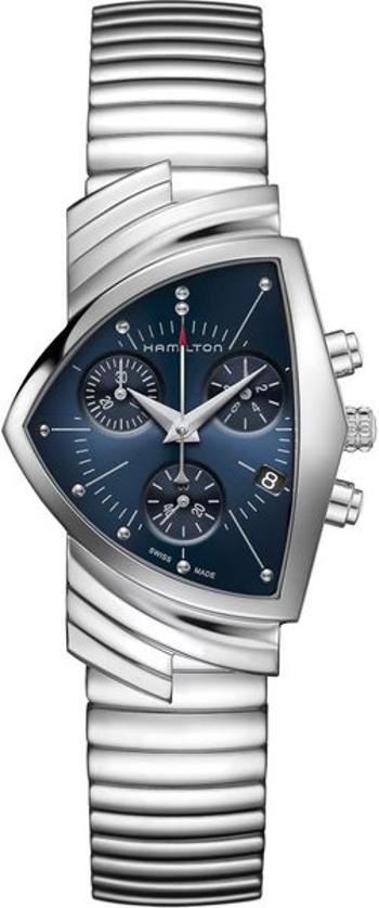 Hamilton Ventura Blue Chrono Quartz H24432141