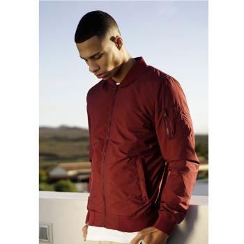 Urban Classics Light Bomber Jacket burgundy - S