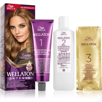 Wella Wellaton Intense permanentní barva na vlasy s arganovým olejem odstín 7/3 Hazelnut 1 ks