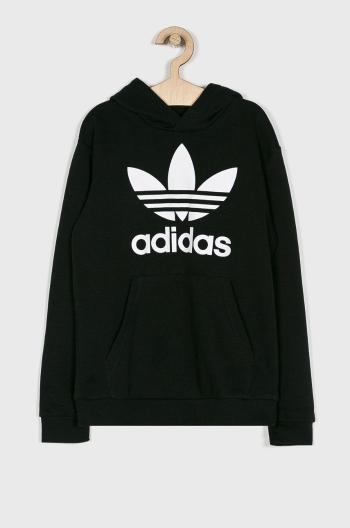 Mikina adidas Originals DV2870 černá barva, s potiskem