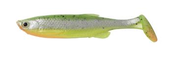 Savage Gear Gumová nástraha 3D Fat Minnow T-Tail Fluo Green Silver